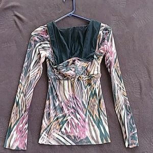 Sweet Pea by Stacy Frati blouse Women's size S